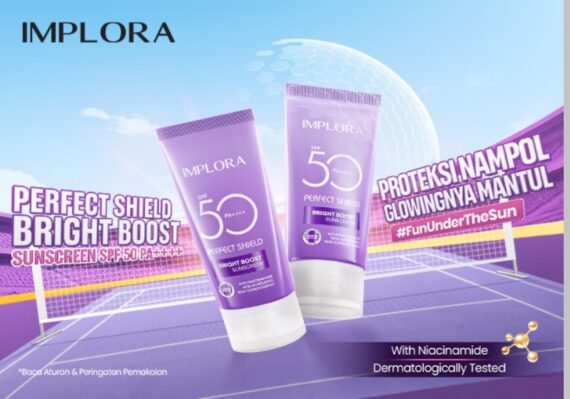 Implora Perfect Shield Bright Boost Sunscreen SPF 50 PA++++