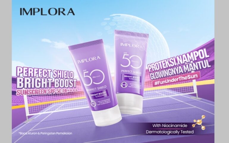 Implora Perfect Shield Bright Boost Sunscreen SPF 50 PA++++