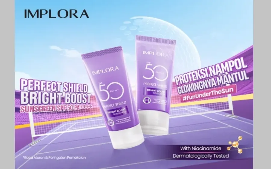 Implora Perfect Shield Bright Boost Sunscreen SPF 50 PA++++